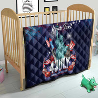 Personalized United States Independence Day Quilt Statue of Liberty for 4th of July