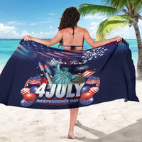 Personalized United States Independence Day Sarong Statue of Liberty for 4th of July