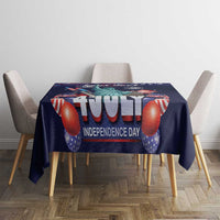 Personalized United States Independence Day Tablecloth Statue of Liberty for 4th of July
