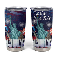 Personalized United States Independence Day Tumbler Cup Statue of Liberty for 4th of July