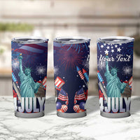 Personalized United States Independence Day Tumbler Cup Statue of Liberty for 4th of July