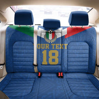 Custom Italy Football Back Car Seat Cover Come On Gli Azzurri
