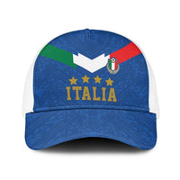 Custom Italy Football Baseball Net Cap Come On Gli Azzurri - Wonder Print Shop