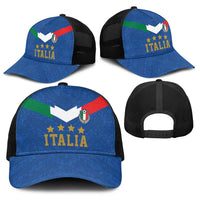 Custom Italy Football Baseball Net Cap Come On Gli Azzurri - Wonder Print Shop