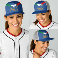 Custom Italy Football Baseball Net Cap Come On Gli Azzurri - Wonder Print Shop