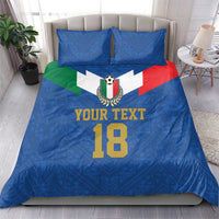 Custom Italy Football Bedding Set Come On Gli Azzurri