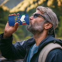 Custom Italy Football 4 in 1 Can Cooler Tumbler Come On Gli Azzurri