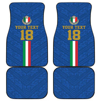 Custom Italy Football Car Mats Come On Gli Azzurri