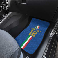 Custom Italy Football Car Mats Come On Gli Azzurri