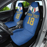 Custom Italy Football Car Seat Cover Come On Gli Azzurri