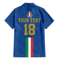 Custom Italy Football Family Matching Mermaid Dress and Hawaiian Shirt Come On Gli Azzurri