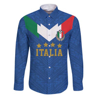 Custom Italy Football Family Matching Mermaid Dress and Hawaiian Shirt Come On Gli Azzurri