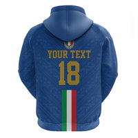 Custom Italy Football Hoodie Come On Gli Azzurri