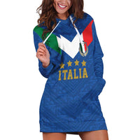 Custom Italy Football Hoodie Dress Come On Gli Azzurri
