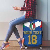 Custom Italy Football Luggage Cover Come On Gli Azzurri