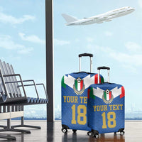 Custom Italy Football Luggage Cover Come On Gli Azzurri