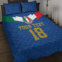 Custom Italy Football Quilt Bed Set Come On Gli Azzurri