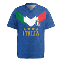 Custom Italy Football Rugby Jersey Come On Gli Azzurri