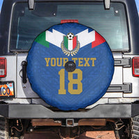 Custom Italy Football Spare Tire Cover Come On Gli Azzurri