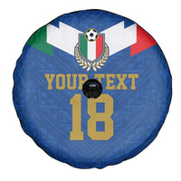 Custom Italy Football Spare Tire Cover Come On Gli Azzurri
