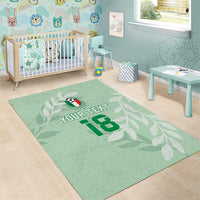 Custom Italy Football Area Rug Nazionale di calcio dell'Italia