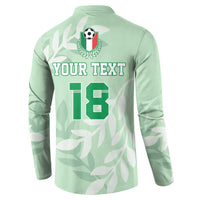 Custom Italy Football Button Sweatshirt Nazionale di calcio dell'Italia