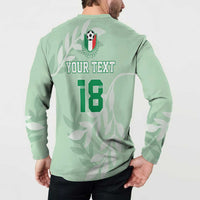 Custom Italy Football Button Sweatshirt Nazionale di calcio dell'Italia