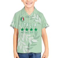 Custom Italy Football Hawaiian Shirt Nazionale di calcio dell'Italia