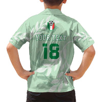 Custom Italy Football Kid Hawaiian Shirt Nazionale di calcio dell'Italia