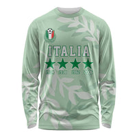 Custom Italy Football Long Sleeve Shirt Nazionale di calcio dell'Italia