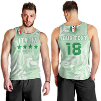 Custom Italy Football Men Tank Top Nazionale di calcio dell'Italia