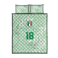 Custom Italy Football Quilt Bed Set Nazionale di calcio dell'Italia