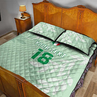 Custom Italy Football Quilt Bed Set Nazionale di calcio dell'Italia