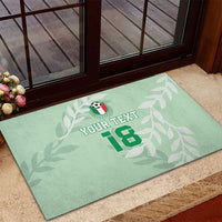 Custom Italy Football Rubber Doormat Nazionale di calcio dell'Italia
