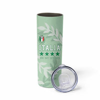 Custom Italy Football Skinny Tumbler Nazionale di calcio dell'Italia