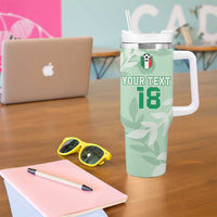 Custom Italy Football Tumbler With Handle Nazionale di calcio dell'Italia