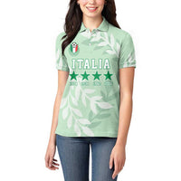 Custom Italy Football Women Polo Shirt Nazionale di calcio dell'Italia