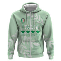 Custom Italy Football Zip Hoodie Nazionale di calcio dell'Italia
