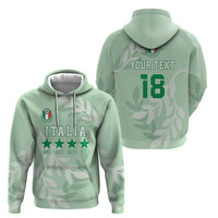 Custom Italy Football Zip Hoodie Nazionale di calcio dell'Italia