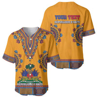 Personalized Haiti Dashiki Baseball Jersey - Wonder Print Shop