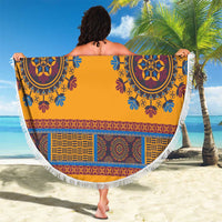 Personalized Haiti Dashiki Beach Blanket - Wonder Print Shop