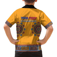 Personalized Haiti Dashiki Family Matching Off Shoulder Short Dress and Hawaiian Shirt - Wonder Print Shop