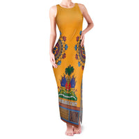 Personalized Haiti Dashiki Family Matching Tank Maxi Dress and Hawaiian Shirt - Wonder Print Shop