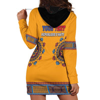 Personalized Haiti Dashiki Hoodie Dress - Wonder Print Shop