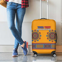 Personalized Haiti Dashiki Luggage Cover - Wonder Print Shop