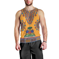 Personalized Haiti Dashiki Men Tank Top - Wonder Print Shop