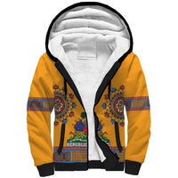 Personalized Haiti Dashiki Sherpa Hoodie - Wonder Print Shop