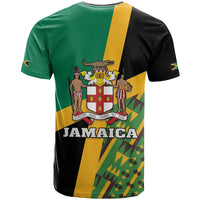 Jamaica Lion Rastafarian T Shirt With Kente Pattern - Wonder Print Shop