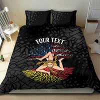 Personalized Sicilian Roots American Heritage Month Bedding Set - Wonder Print Shop