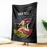 Personalized Sicilian Roots American Heritage Month Blanket - Wonder Print Shop